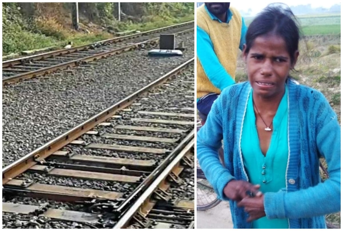 woman become alive after train passed over who lying on railwy track for suicide people said this is  miracle