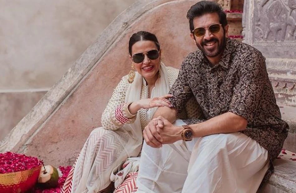Neha Dhupia gets body shamed for her weight gain after pregnancy trolls when she is playing with her baby in Park