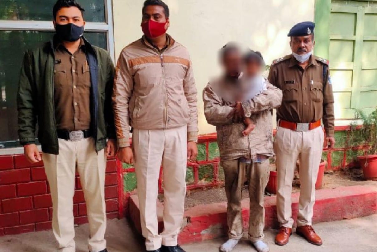 Bhopal: Miscreant arrested with child stolen from under Kohefiza over bridge, Divyang mother had complained of child theft