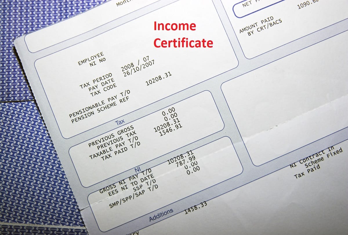 what documents are required to make income certificate utility news in hindi