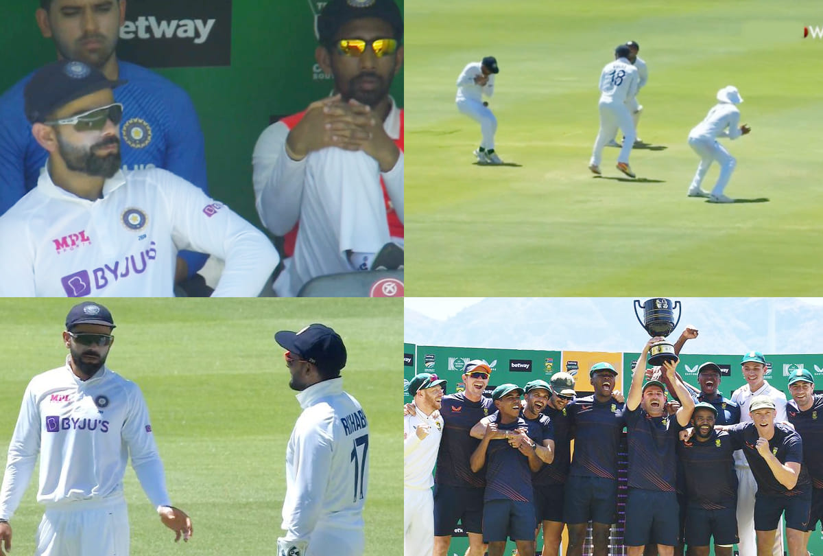 IND vs SA 3rd Test Photos: Cheteshwar Pujara drops catch of Keegan petersen, Virat Kohli sat in the dugout in anger, clashed with van der Dussen for Rishabh Pant