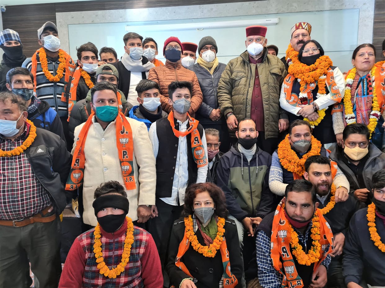 Shock to Congress in Mussoorie, Satish Chandra Dhoundiyal joins BJP