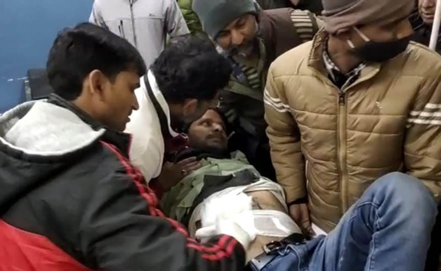 Unknown assailants shot the contractor