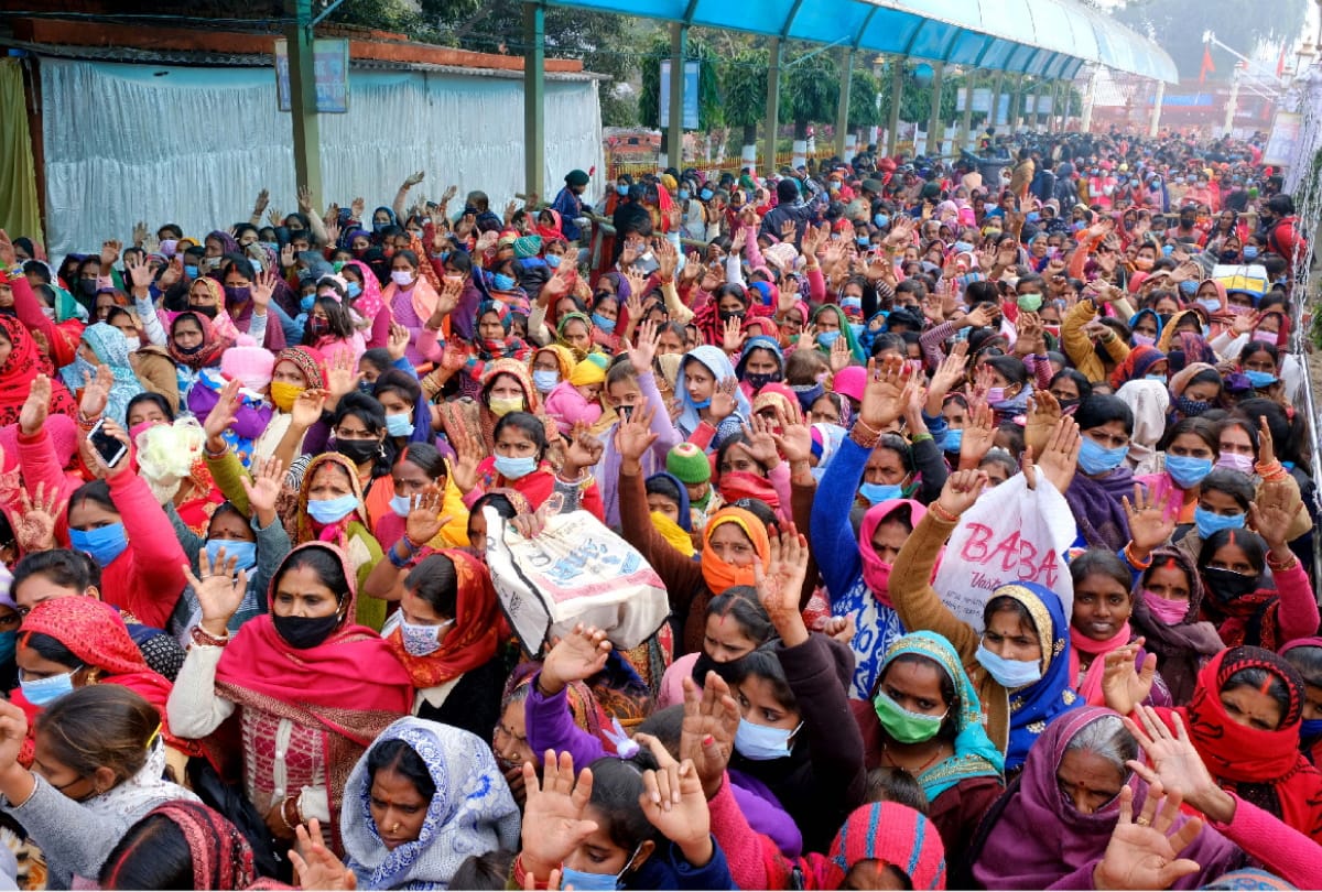Before Makar Sankranti two lakhs offered Khichdi to Baba Gorakhnath