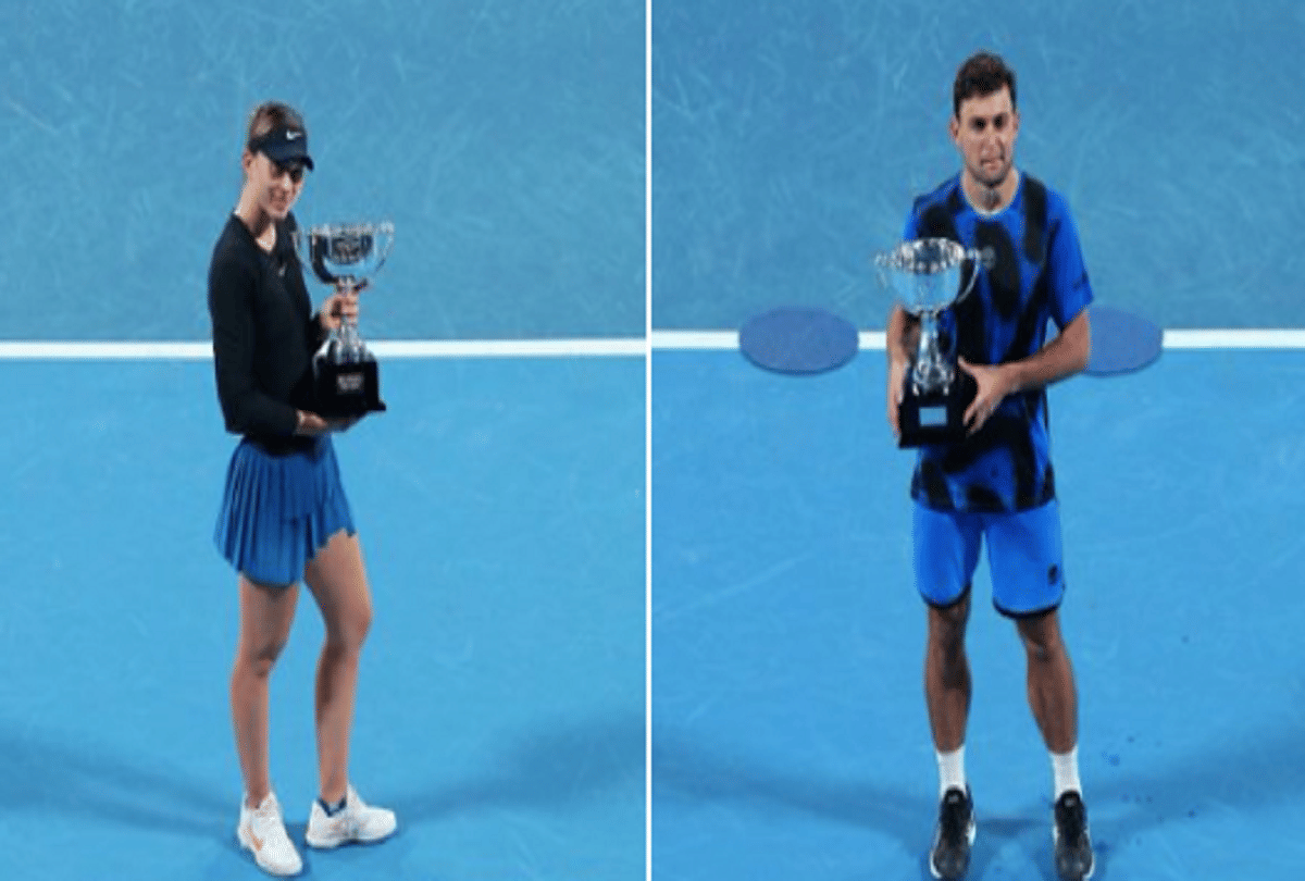 Sydney Tennis Classic: Aslan karatsev and paula badosa wins trophy