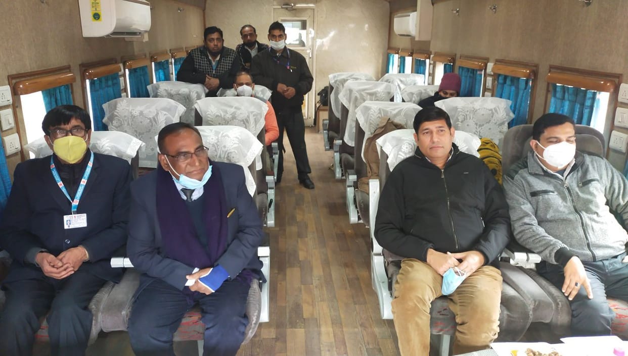 Electric trains will run on railway route from April 1