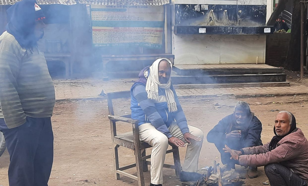 People shivered due to severe cold, fog stopped the speed