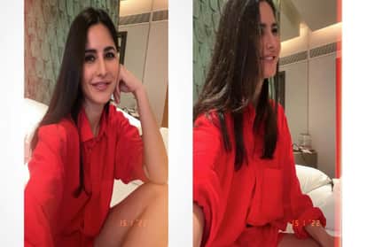 Katrina kaif shares new selfies fan thinks she is looking at Vicky kaushal