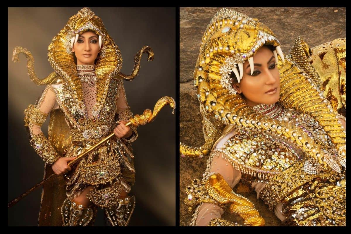 India Mrs World 2022 representative Navdeep Kaur stuns in Kundalini-Chakra inspired outfit