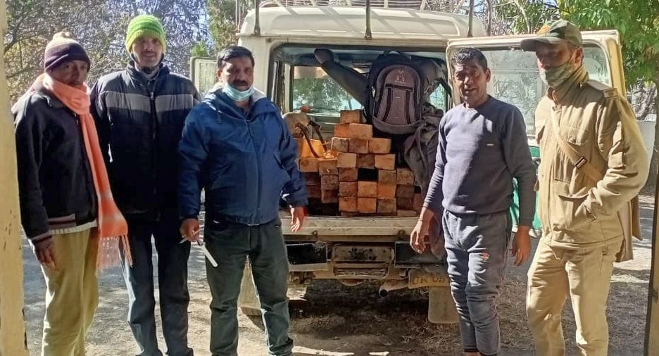 Timber Seazed in Chandak Pithauragarh
