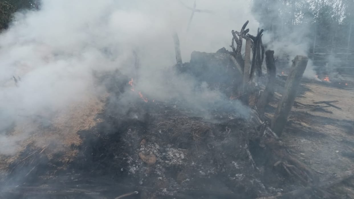 Villagers burnt alive in cattle shed