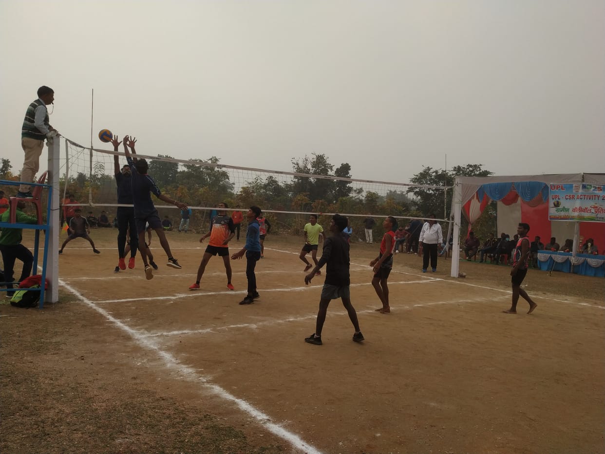Dodhar captured the trophy by defeating Kheri in the volleyball competition