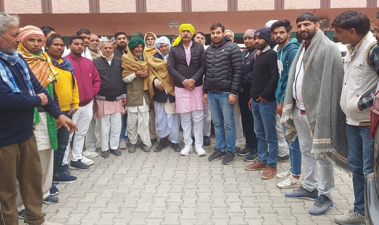 Omprakash was chosen as the farmer head of Panipat block