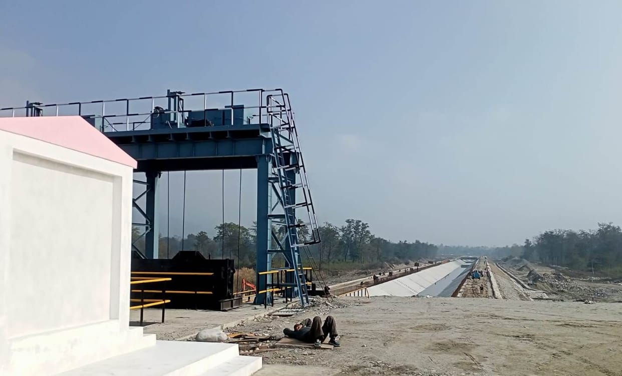 Canal From Tanakpur To Nepal