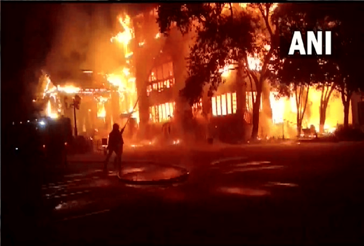 fire broke out in India's oldest Secunderabad Gymkhana Club