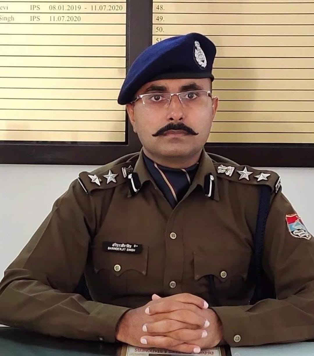 uttarakhand news: ips barinderjit singh become new ssp of udham singh nagar