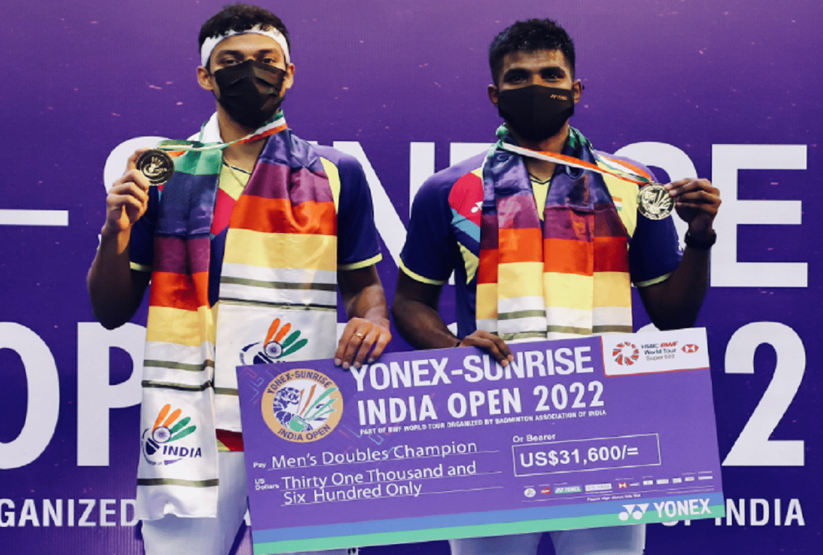 India Open Badminton 2022: Indian duo of Satwiksairaj Rankireddy/Chirag Shetty Win Mens Doubles Title