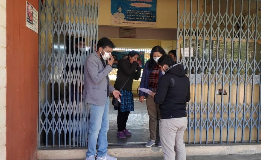 Inspection by DM in Pithauragarh