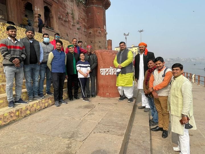 International Kashi Ghat Walk University  Annual function of concluded scholar said  Ganga Ghat is essential for health and education
