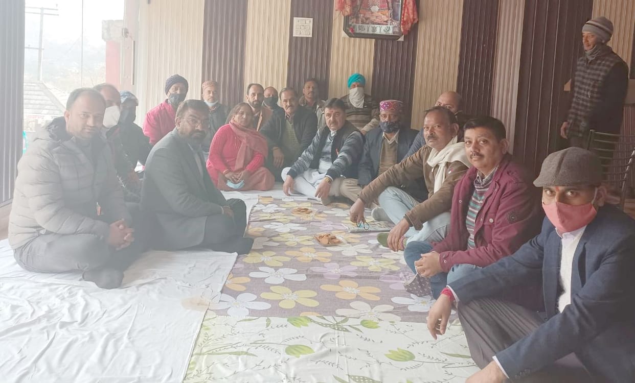 BJP METTING HELD IN BHTIYAT