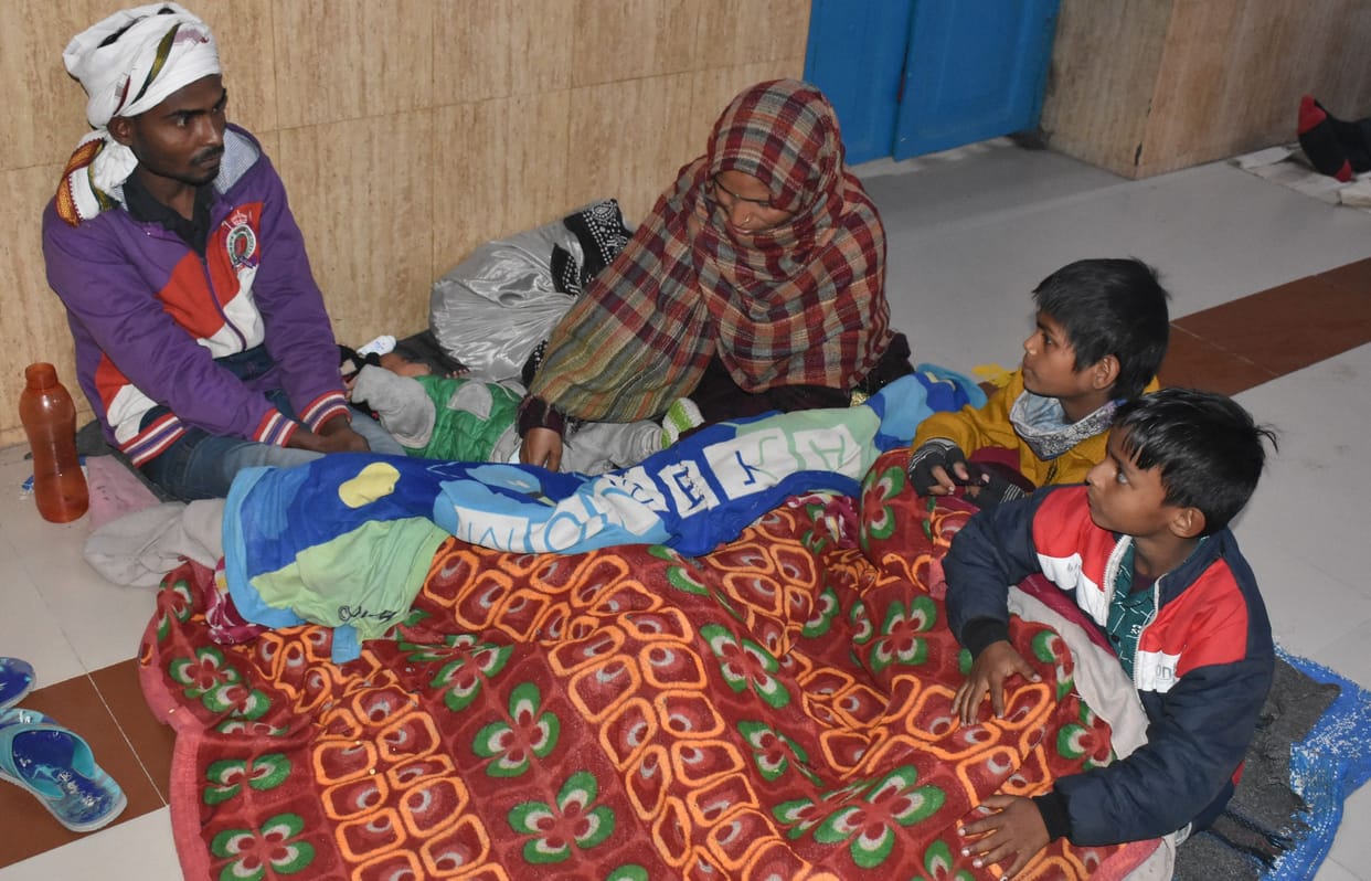 fathepur news,Cold winds increased shivering, sunshine remained ineffective