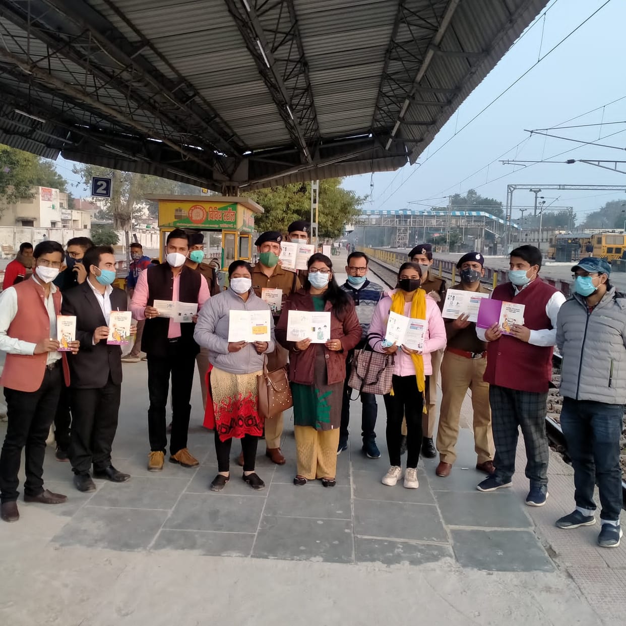 Awareness campaign launched at railway station