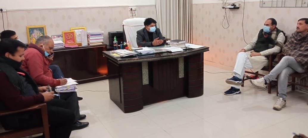 ADM explained the process of filing nomination papers online