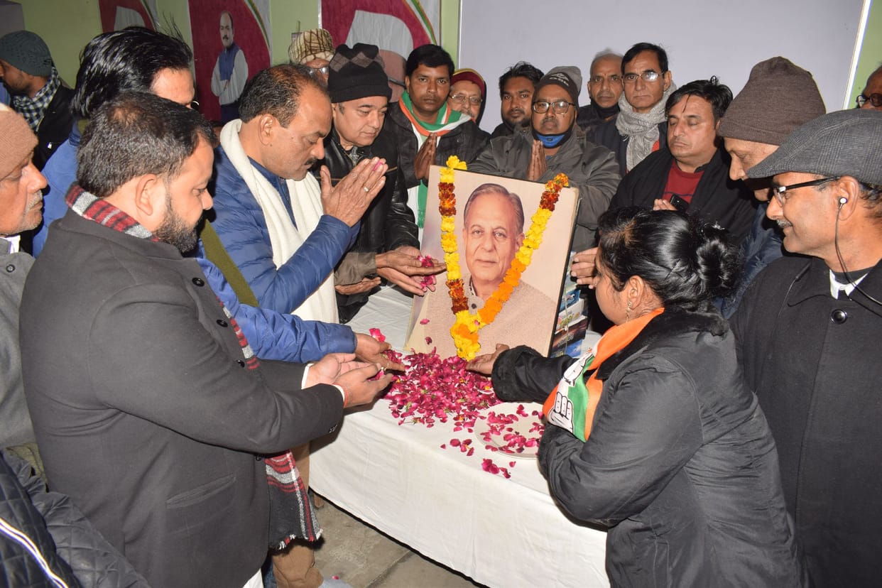 Emotional remembrance of Congress leader Jitendra Prasad on his death anniversary