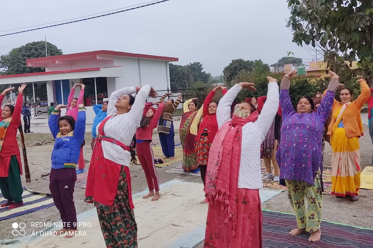 Message given to stay healthy by doing Surya Namaskar