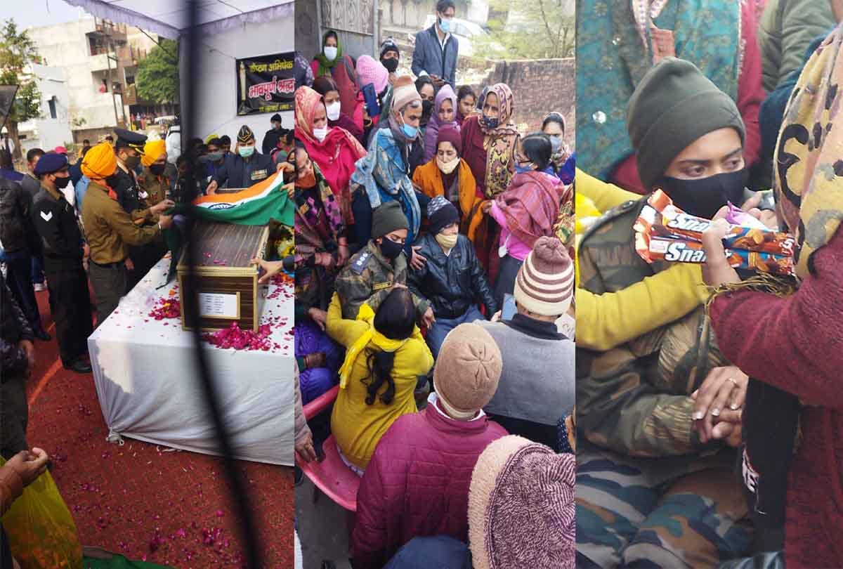 UP: Captain Abhishek Mishra of Kanpur posted in Leh died in a road accident, body reached home