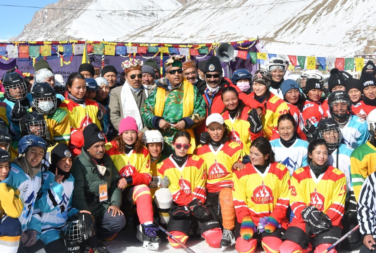 CM Jairam Thakur inaugurates 9th National Ice Hockey Championship at Kaza