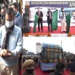 अरविंद केजरीवाल ने ई-बस को दिखाई हरी झंडी
