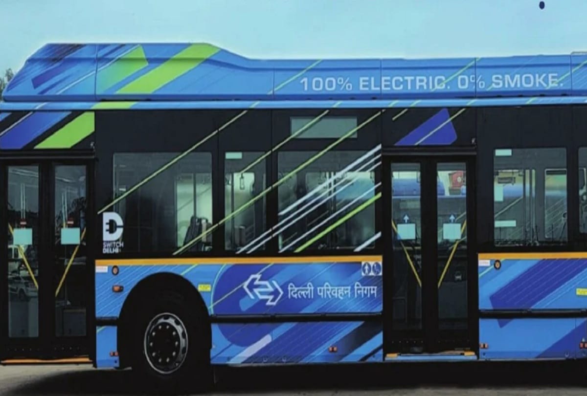 First electric bus in Delhi: Chief Minister Kejriwal will show green signal today