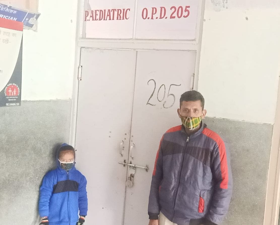 Infant OPD closed in Jongindernagar Hospital, hanging lock