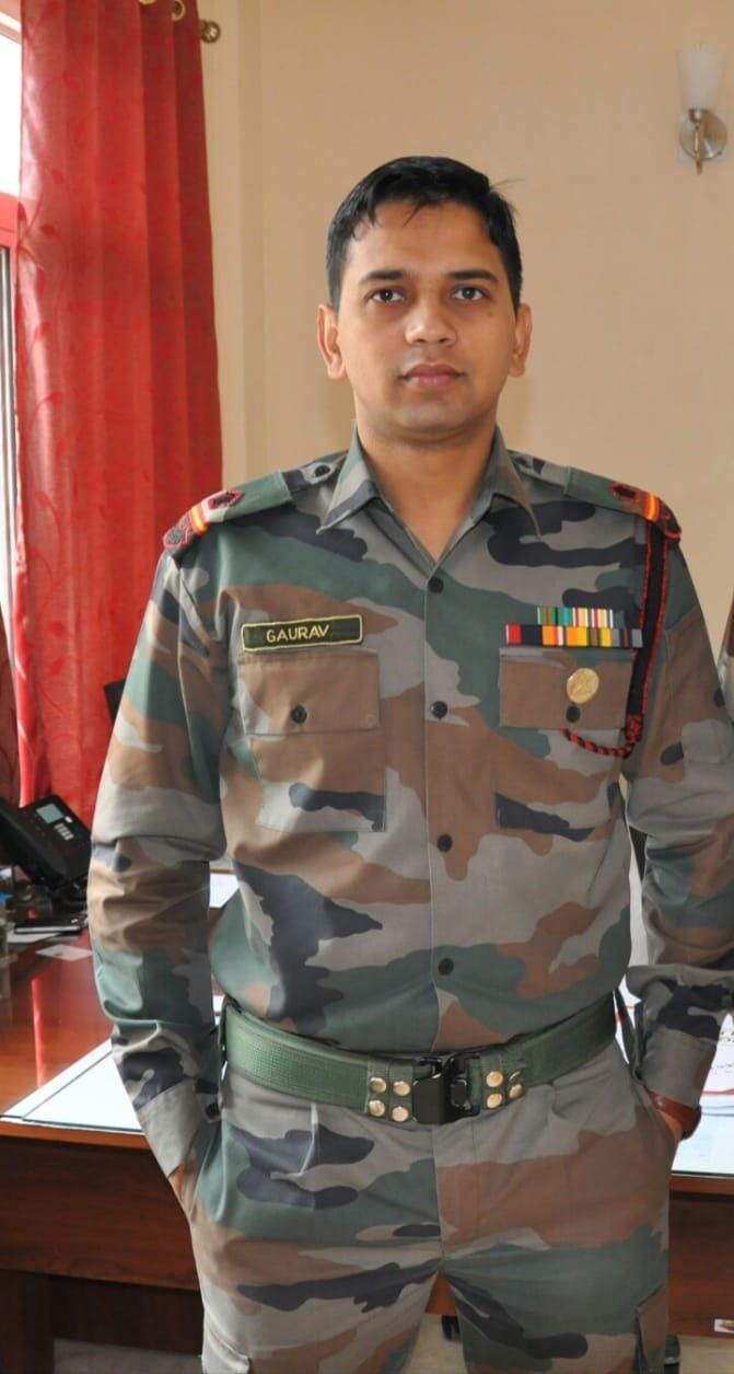 Gaurav honored with Commendation Card