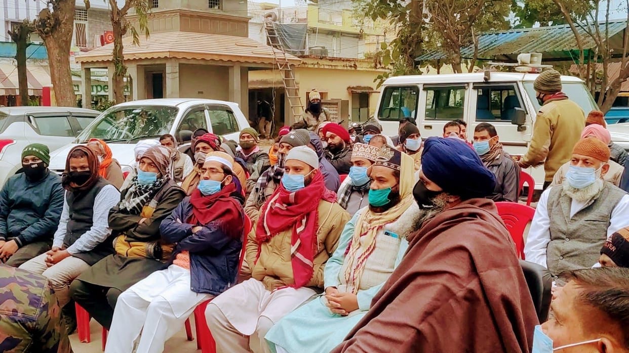 Meeting by Police in Us Nagar