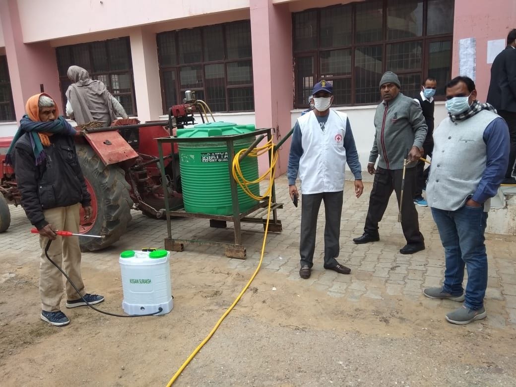 Six employees of Mini Secretariat found infected, got the premises sanitized