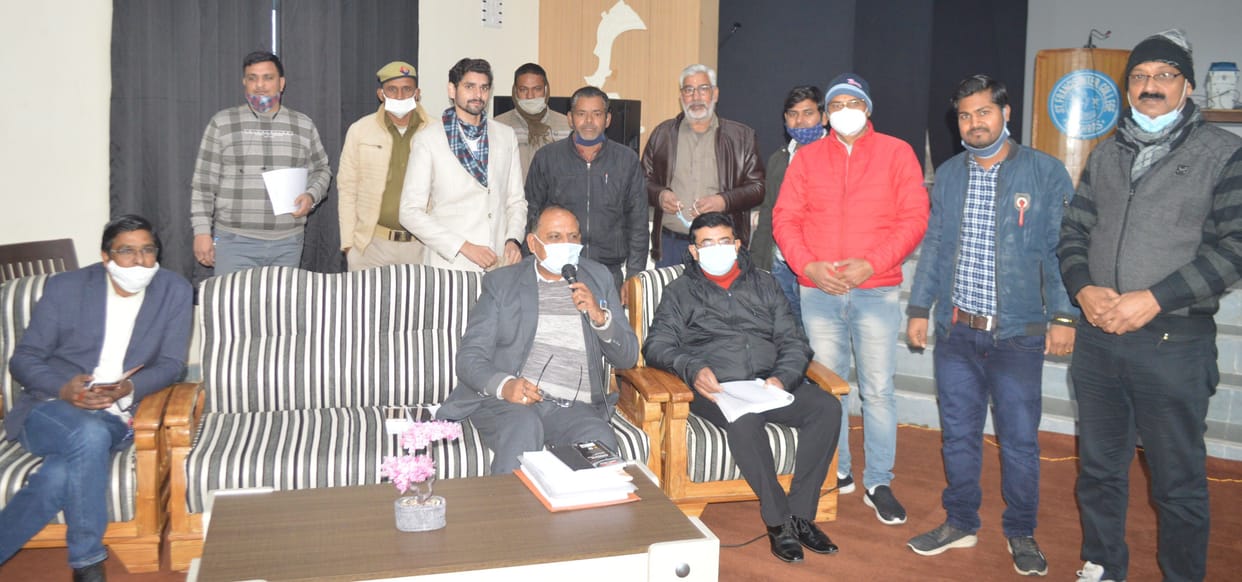 Hathras: Group discussion with master trainers, evaluation done