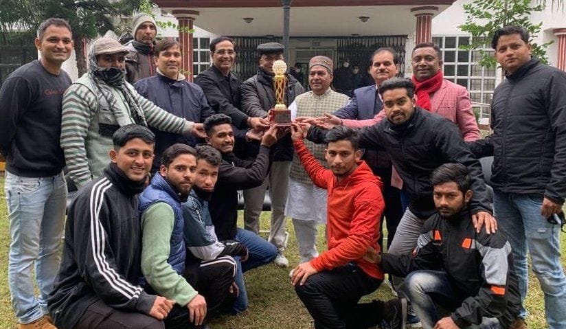 Gurukul's team became the runner-up of the winter football tournament