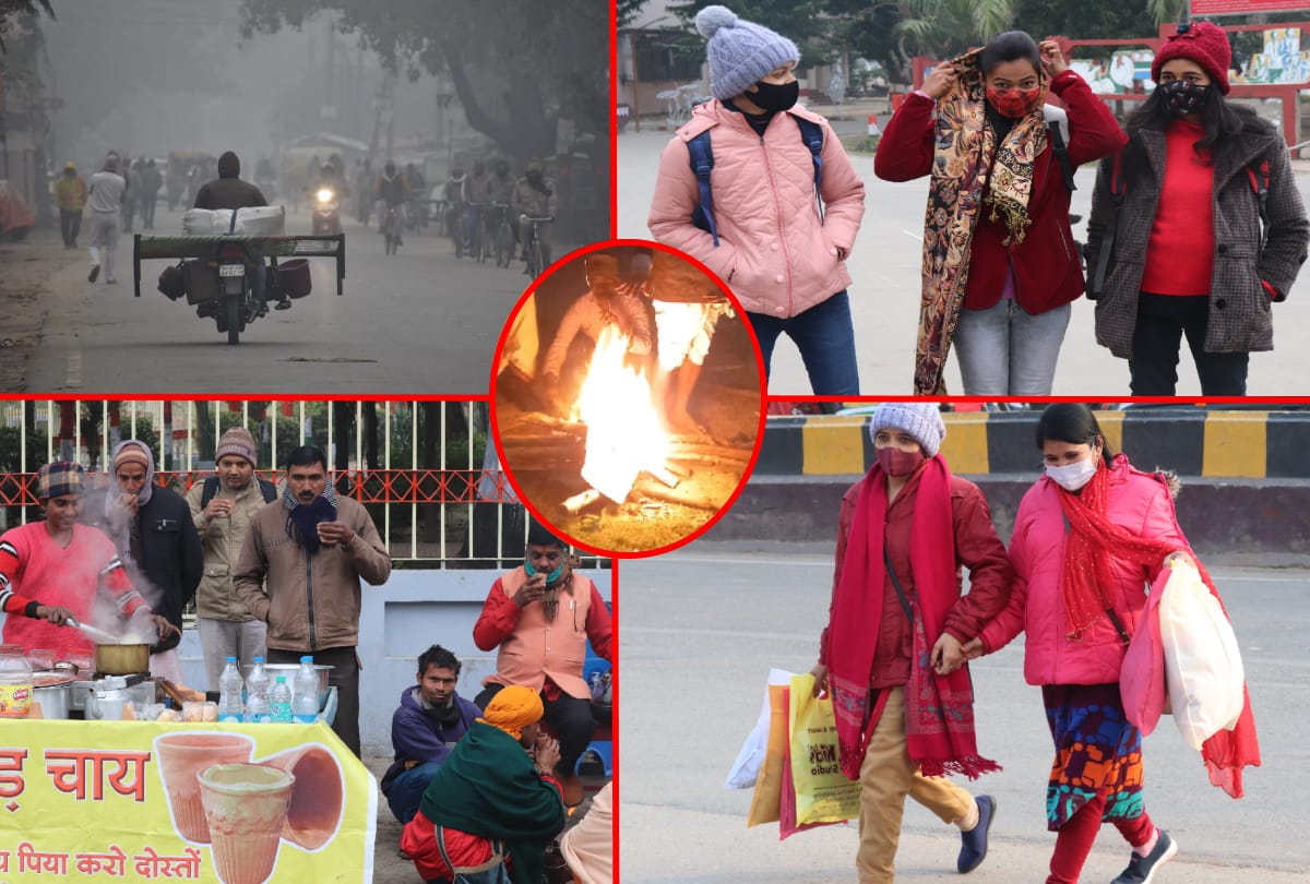 Cold in Gorakhpur people shivered throughout day due to cold wave
