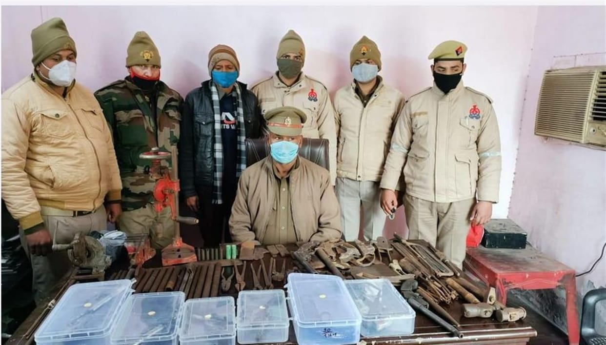Hathras: Weapons manufacturing factory caught, one arrested