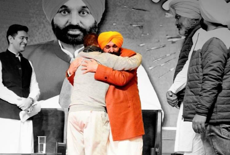 AAP played a big political bet by declaring Bhagwant Mann as CM face in Punjab