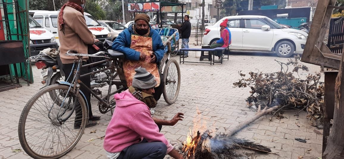 The havoc of winter that stifles the body, people lurk in their homes