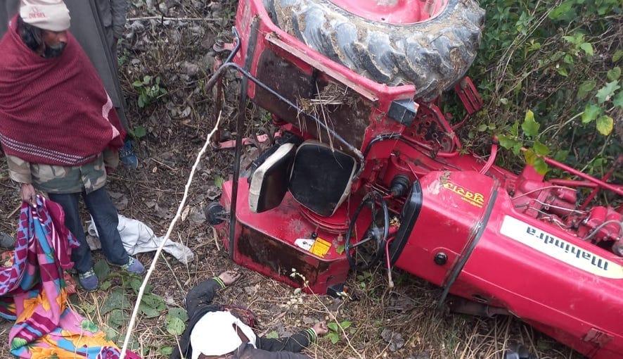 Farmer dies after being hit by tractor
