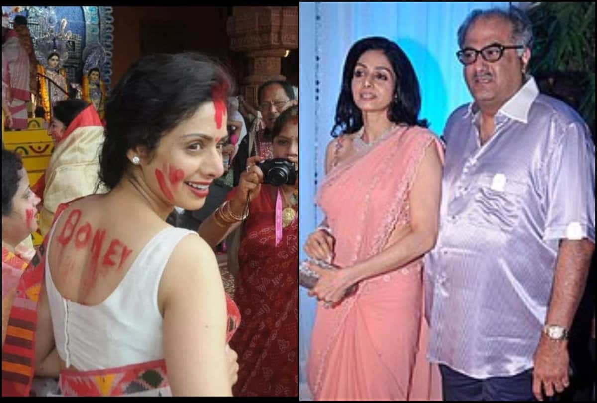 boney kapoor shares a throwback picture of sridevi with his name written on her back