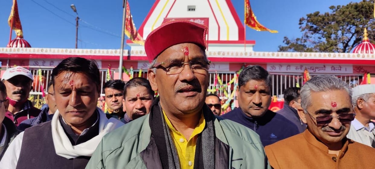 Former CM Trivendra Singh Rawat visited Kunjapuri
