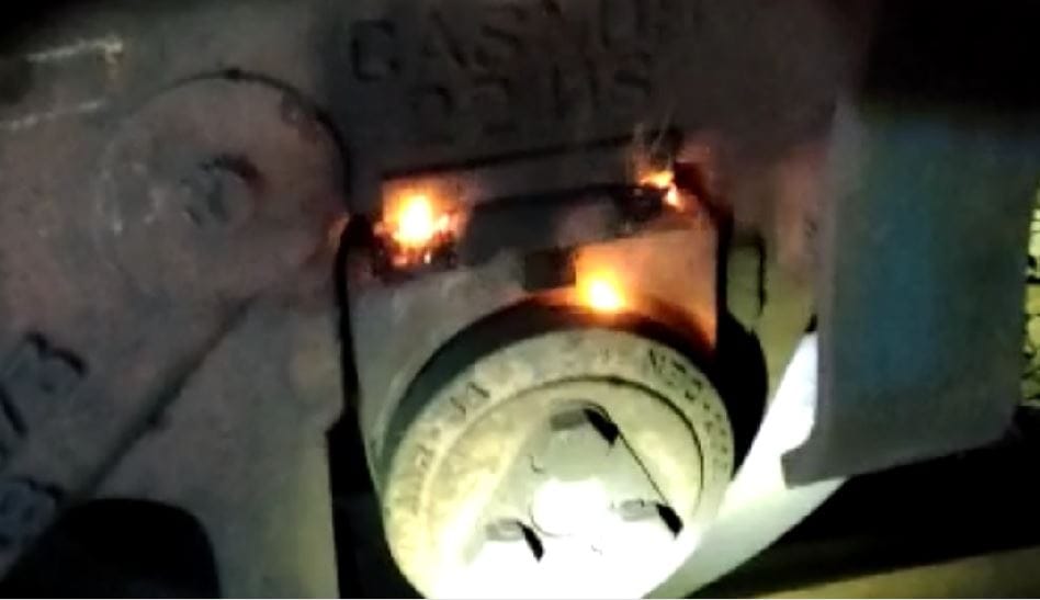 A fire broke out in the wheel of a coal-laden goods train at Varanasi Cantt railway station