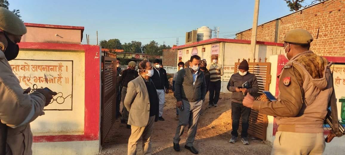 DM inspected the vaccination centers