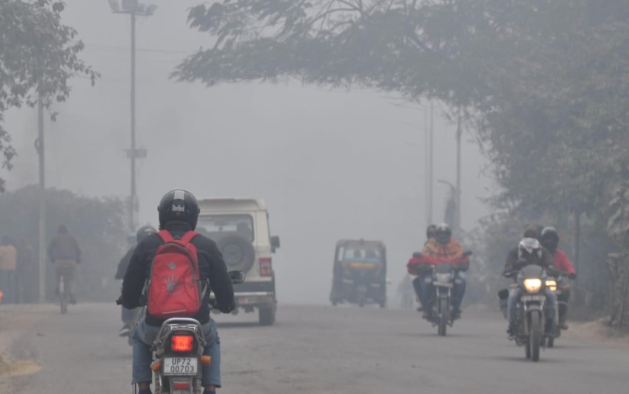 Deadly cold, mercury reached three degrees