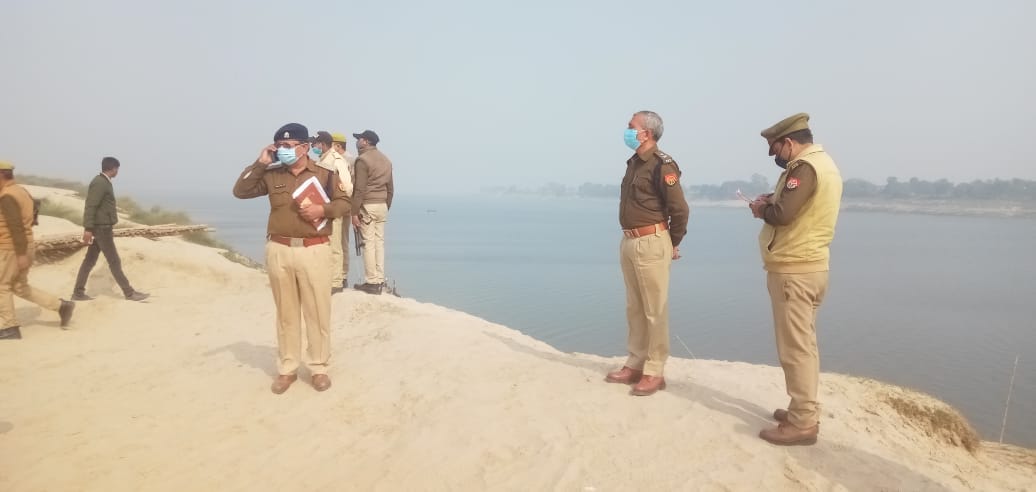 SP inspected the Bihar-Ballia border, gave instructions